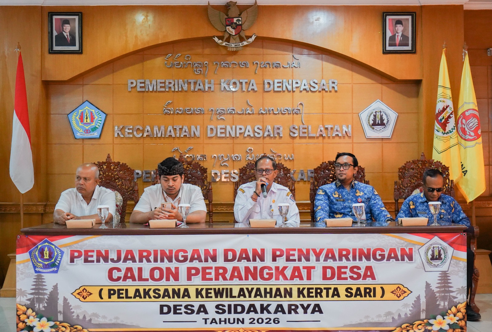 Kegiatan Penjaringan dan Penyaringan Calon Perangkat Desa Pelaksana Kewilayahan Kerta Sari 